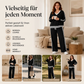 📢🎉50%Rabatt!!!🛍️✨Damen-Set mit V-Ausschnitt-Pullover und Weithosen