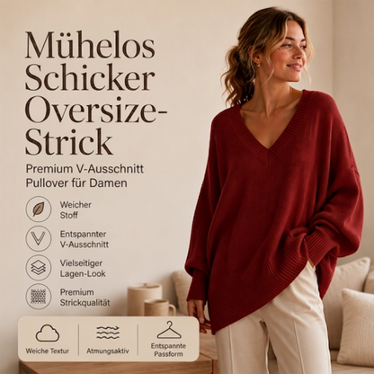 ⭐ 4,9 Sterne – nicht ohne Grund! Damen Strickpullover in mittlerer Länge