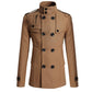 🙌 70% Wiederkaufquote – Qualität überzeugt! Zweireihiger Trenchcoat für Herren, Slim Fit
