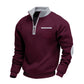 Warmes Herren-Casual-Sweatshirt mit Viertelreißverschluss