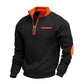 Warmes Herren-Casual-Sweatshirt mit Viertelreißverschluss