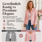 🔥Beliebtes Produkt ！✨Elegantes Damen-Blazer mit Rüschen-Peplum