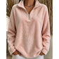 🔥Beliebtes Produkt ！✨Bequemes, gemütliches Quarter-Zip-Sweatshirt für Damen