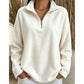 🔥Beliebtes Produkt ！✨Bequemes, gemütliches Quarter-Zip-Sweatshirt für Damen