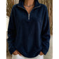🔥Beliebtes Produkt ！✨Bequemes, gemütliches Quarter-Zip-Sweatshirt für Damen