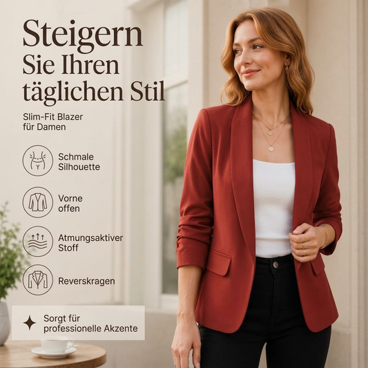 Legerer, vielseitig taillierter eleganter Business-Kurzjacke für Damen