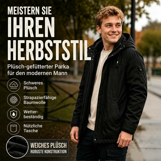 🔔 Letzte 100 Stück – solange der Vorrat reicht! Herzliche, weich gefütterte Kaputzen-Arbeitsjacke für Herren