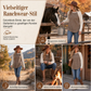 🔥Beliebtes Produkt ！✨Damen Western Ranch-Stil Raglan-Langarm Strickoberteil mit strukturiertem Waffelstrickstoff und gebogener Saumkante