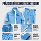 📢🎉50%Rabatt!!!🛍️✨Herren-Set mit geometrischem Muster, Jacke mit durchgehendem Reißverschluss und Hose