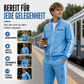 📢🎉50%Rabatt!!!🛍️✨Herren-Set mit geometrischem Muster, Jacke mit durchgehendem Reißverschluss und Hose