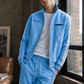 📢🎉50%Rabatt!!!🛍️✨Herren-Set mit geometrischem Muster, Jacke mit durchgehendem Reißverschluss und Hose