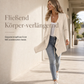 Damen lockerer langärmeliger Strickcardigan