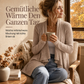 Damen lockerer langärmeliger Strickcardigan