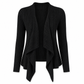 Damen lockerer langärmeliger Strickcardigan