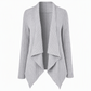 Damen lockerer langärmeliger Strickcardigan