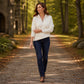 Damen Viertel-Zip Pullover