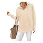 Damen Viertel-Zip Pullover