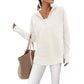 Damen Viertel-Zip Pullover