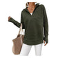 Damen Viertel-Zip Pullover