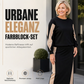 Zweiteiliges Strickset für Damen: Sweatshirt und Midirock
