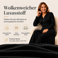 Damen geripptes Kapuzen-Maxikleid