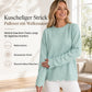 Damen Sweatshirt mit Muschels-cut Saum und Rundhals