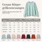 Damen Sweatshirt mit Muschels-cut Saum und Rundhals