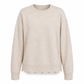 Damen Sweatshirt mit Muschels-cut Saum und Rundhals