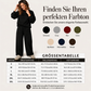 Freizeit-Sweatshirt und Wide-Leg-Hosen Set für Damen