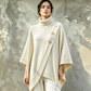 📢🎉50%Rabatt!!!🛍️✨Damen asymmetrischer Rollkragen-Poncho Strickpullover