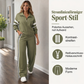 📢📢50%Rabatt!!!🎉✨Damen-Casual-Sweatshirt und Weithosen-Set