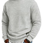 📢🎉50%Rabatt!!!🛍️✨Herren Langarm Jacquard Rundhals Sweatshirt Lockere Passform Verdickter Herbst Winter Oberteil Große Größen