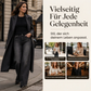 Damen Stretch-Jeans mit hohem Bund und weitem Bein
