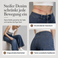 Damen Jeanshose mit hohem Bund und weitem Bein