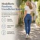 Freizeitliche, dehnbare High-Waist-Jeans für Damen