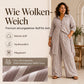 Damen gestreiftes Longline-Hemd mit weit geschnittener Hose