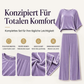 Samt-Set für Damen: Kurzarm-Oberteil & Weite-Hose
