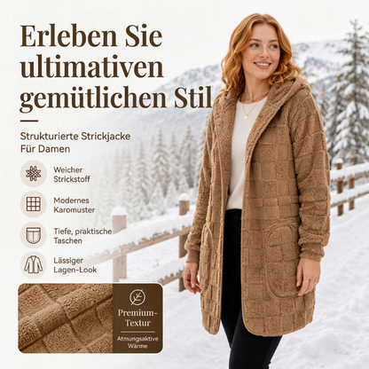 Gemütliche Damen-Winterkapuzenjacke