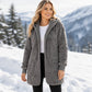 Gemütliche Damen-Winterkapuzenjacke
