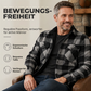 Wärmflannelhemd Jacke für Herren im Winter Karomuster