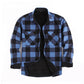Wärmflannelhemd Jacke für Herren im Winter Karomuster