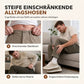 Herren Freizeit-Cordhose mit weitem Bein, elastischem Kordelbund, entspannter Passform