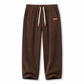 Herren Freizeit-Cordhose mit weitem Bein, elastischem Kordelbund, entspannter Passform