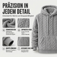 Winter warmer Zopfmuster-Kapuzenpullover für Herren