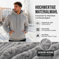 Winter warmer Zopfmuster-Kapuzenpullover für Herren