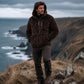 Winter warmer Zopfmuster-Kapuzenpullover für Herren