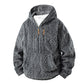 Winter warmer Zopfmuster-Kapuzenpullover für Herren