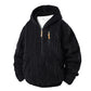 Winter warmer Zopfmuster-Kapuzenpullover für Herren