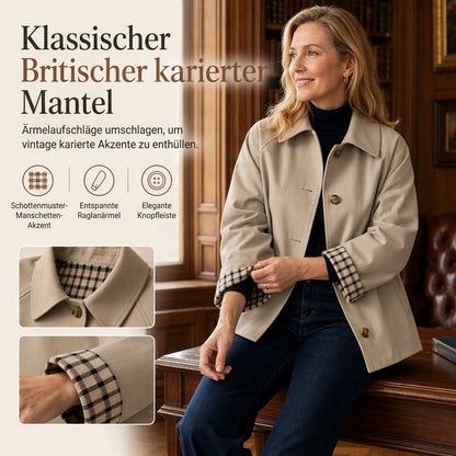 📢🎉50%Rabatt!!!🛍️✨Freizeitmantel für Damen, langärmelig, mit Knopfleiste, für Herbst und Winter