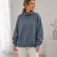 Legeres Damen-Sweatshirt mit Stehkragen